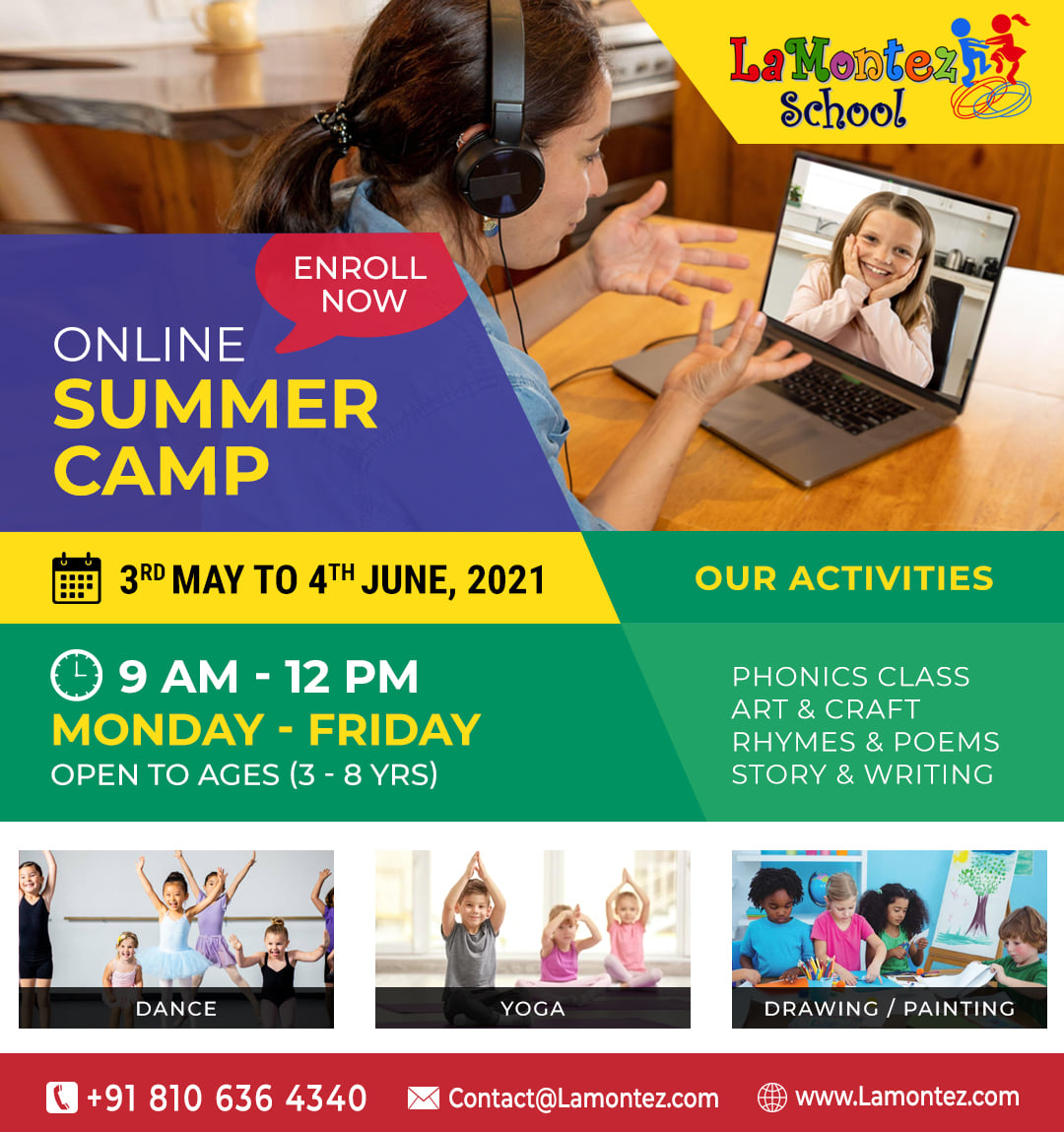 LaMontez Online Preschool Summer Programs